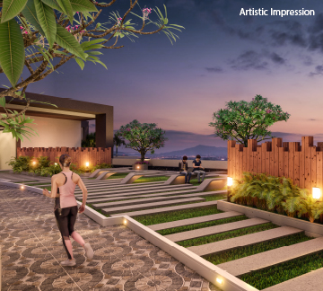 Jogging Track and Terrace Garden