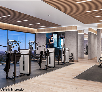 Spacious Fitness Center